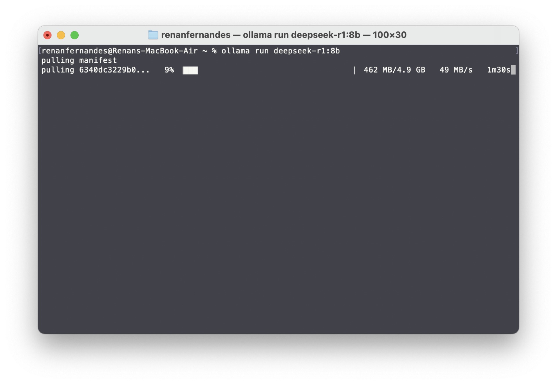 ollama run deepseek-r1:8b