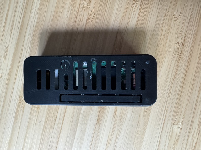 IMX500 AI Camera mounted onto the Pi inside the case